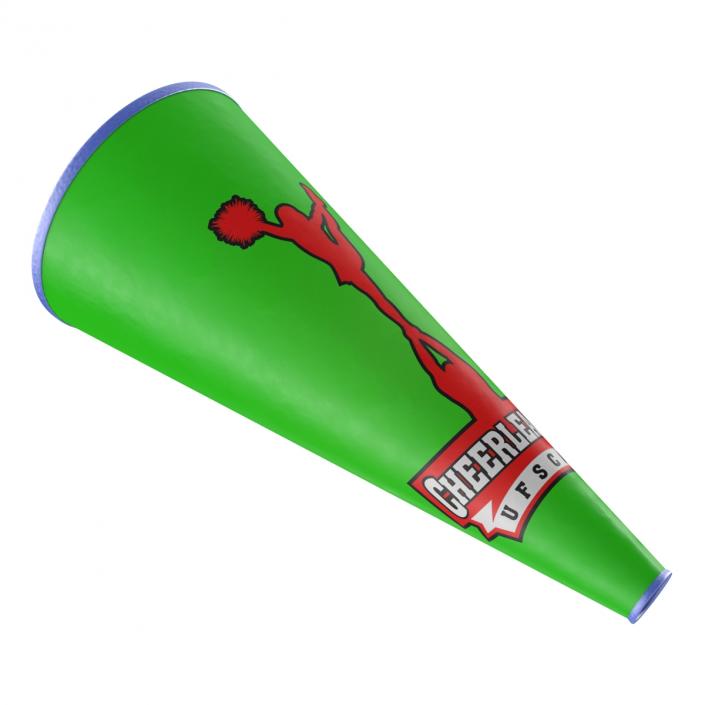 Cheerleader Megaphone Green 3D