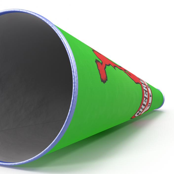 Cheerleader Megaphone Green 3D