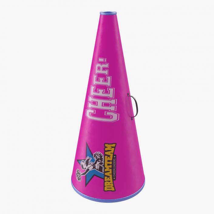 3D Cheerleader Megaphone Pink