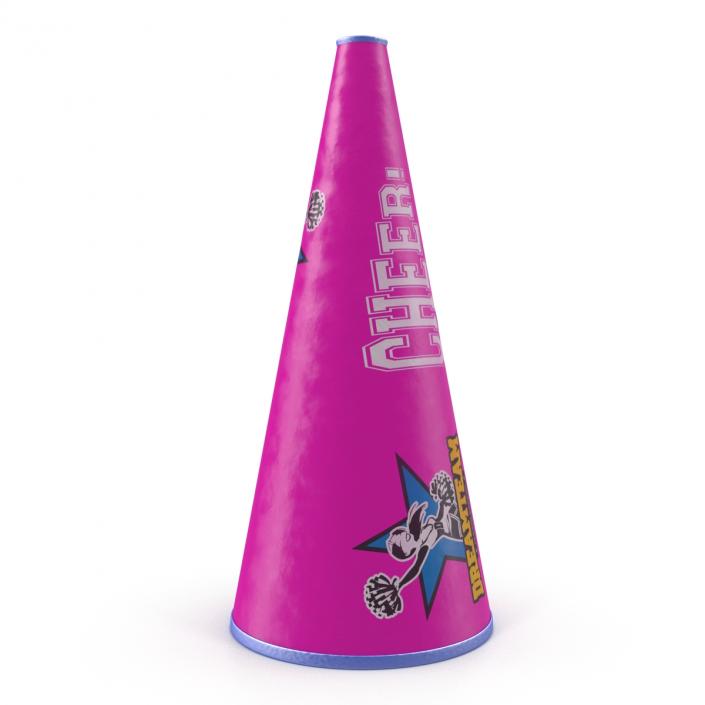 3D Cheerleader Megaphone Pink