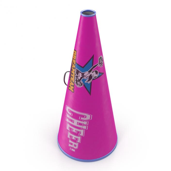 3D Cheerleader Megaphone Pink