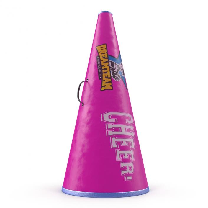 3D Cheerleader Megaphone Pink