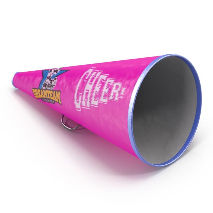 3D Cheerleader Megaphone Pink