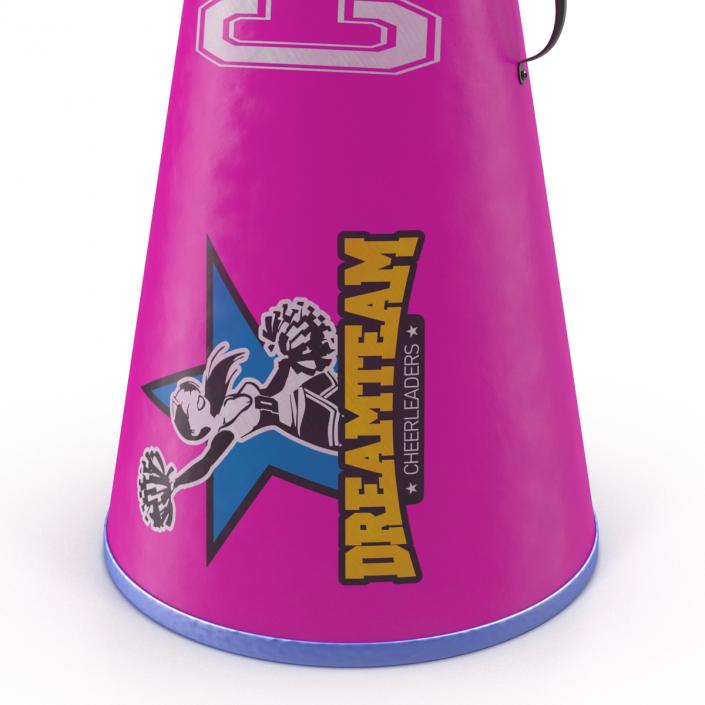 3D Cheerleader Megaphone Pink