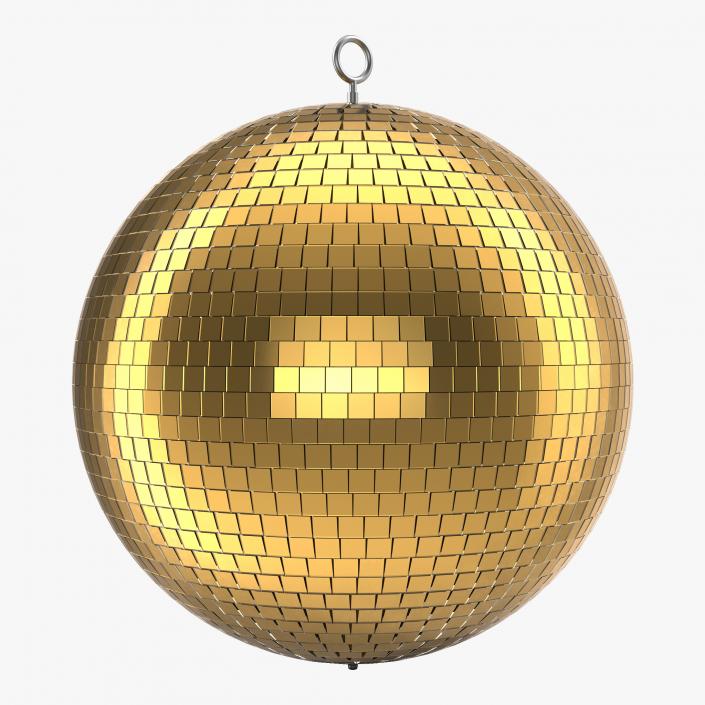 3D model Disco Ball Gold