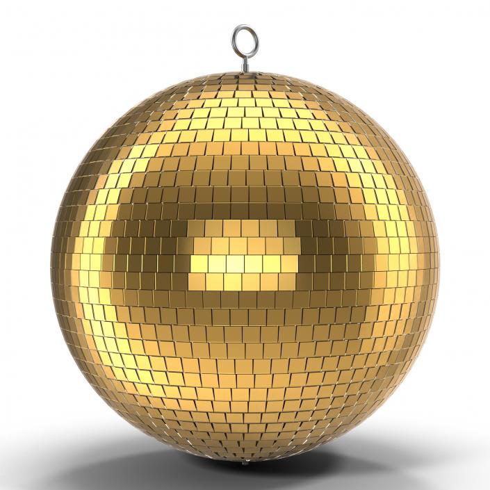 3D model Disco Ball Gold