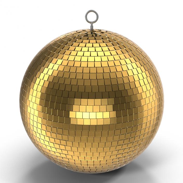 3D model Disco Ball Gold