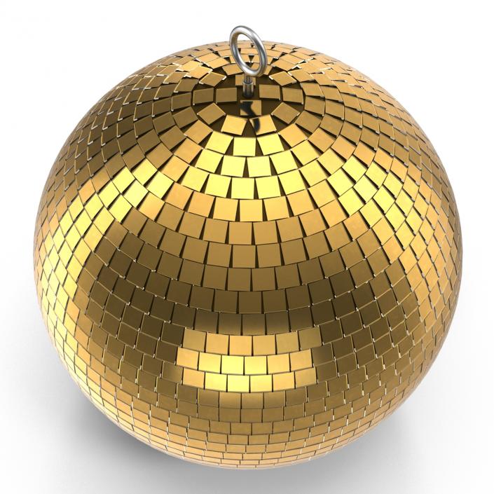 3D model Disco Ball Gold