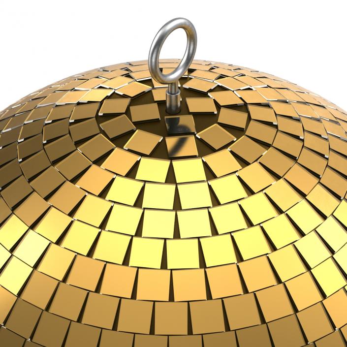 3D model Disco Ball Gold