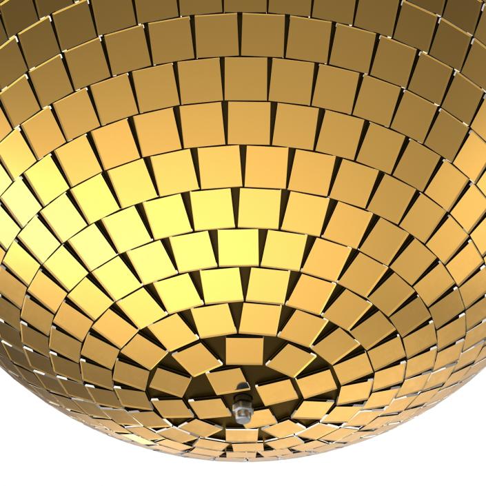 3D model Disco Ball Gold