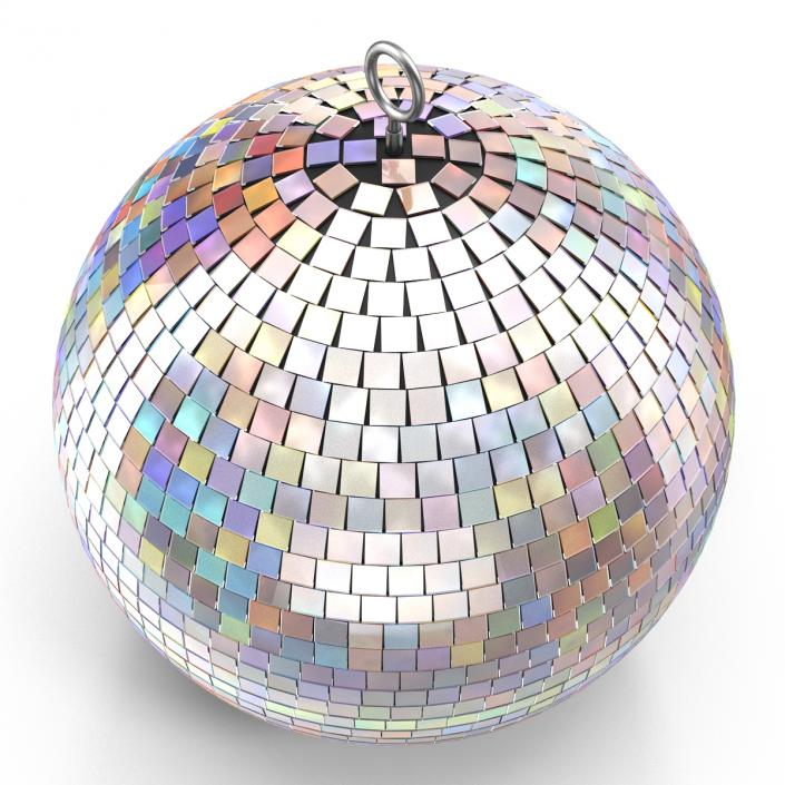 3D Disco Ball Rainbow model