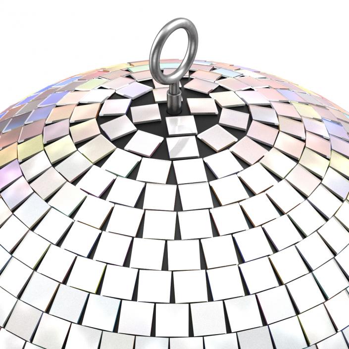 3D Disco Ball Rainbow model