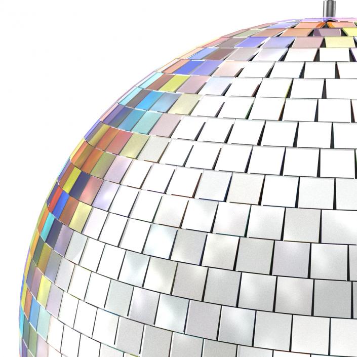 3D Disco Ball Rainbow model