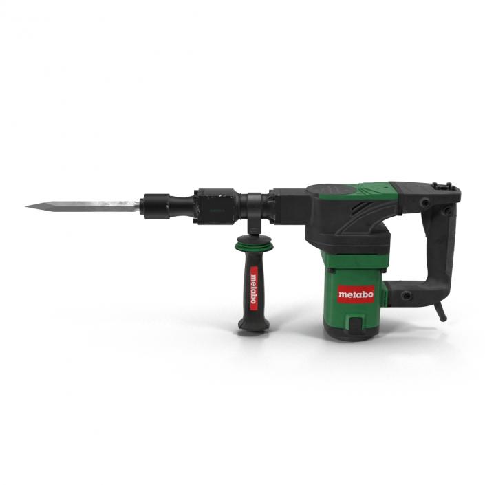 3D Electric Demolition Jack Hammer Metabo model