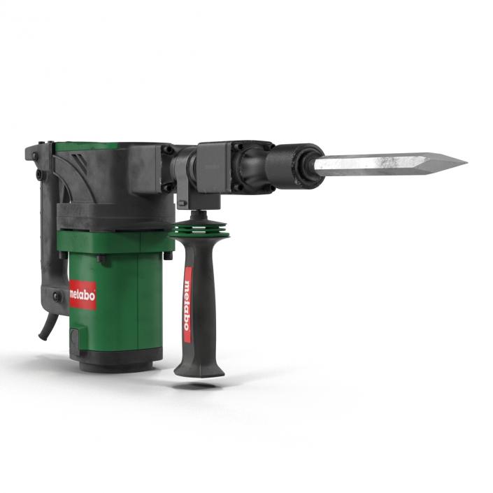 3D Electric Demolition Jack Hammer Metabo model