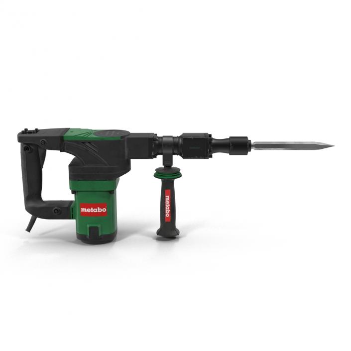 3D Electric Demolition Jack Hammer Metabo model