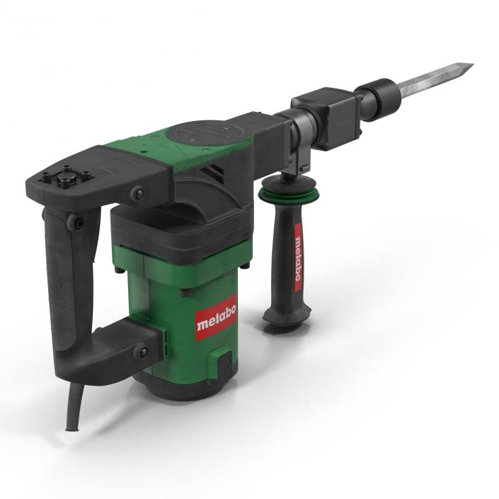 3D Electric Demolition Jack Hammer Metabo model