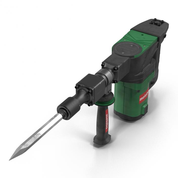 3D Electric Demolition Jack Hammer Metabo model