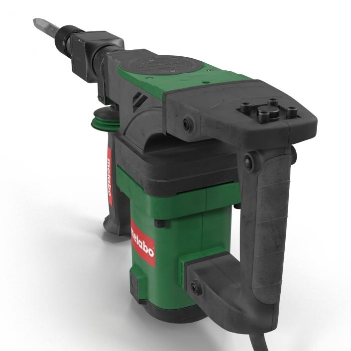 3D Electric Demolition Jack Hammer Metabo model