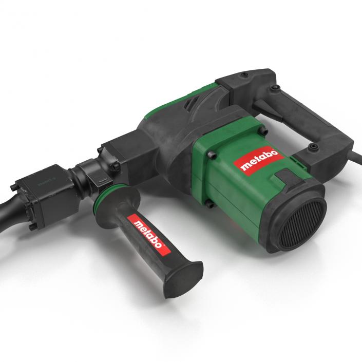 3D Electric Demolition Jack Hammer Metabo model