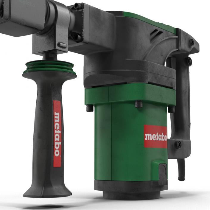 3D Electric Demolition Jack Hammer Metabo model