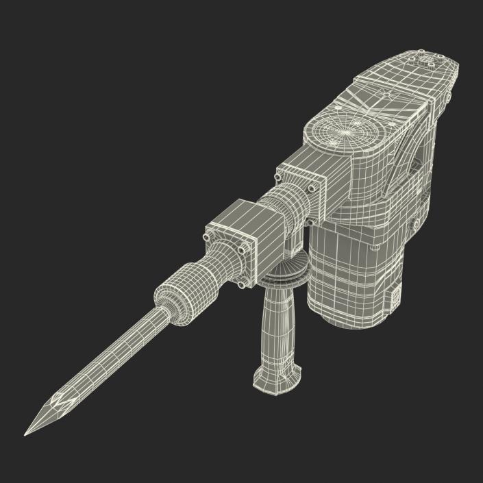 3D Electric Demolition Jack Hammer Metabo model