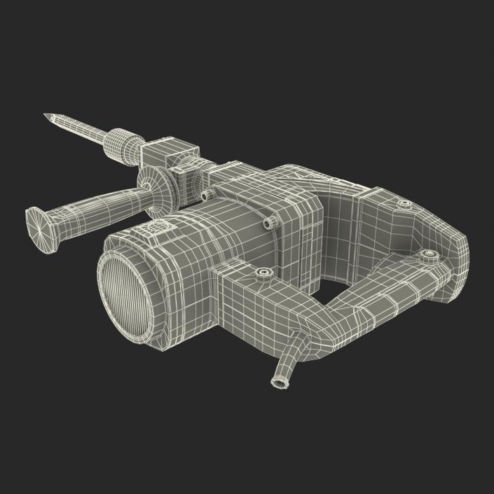 3D Electric Demolition Jack Hammer Metabo model