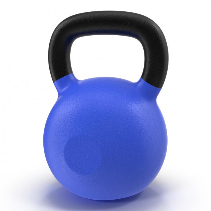 Kettlebell 2 Blue 3D