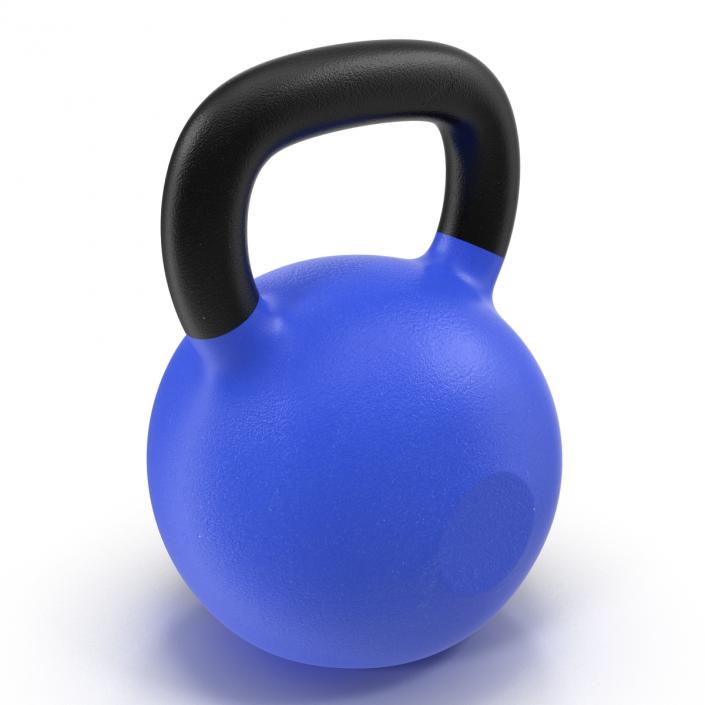 Kettlebell 2 Blue 3D