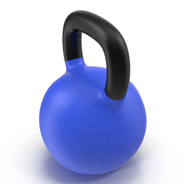 Kettlebell 2 Blue 3D