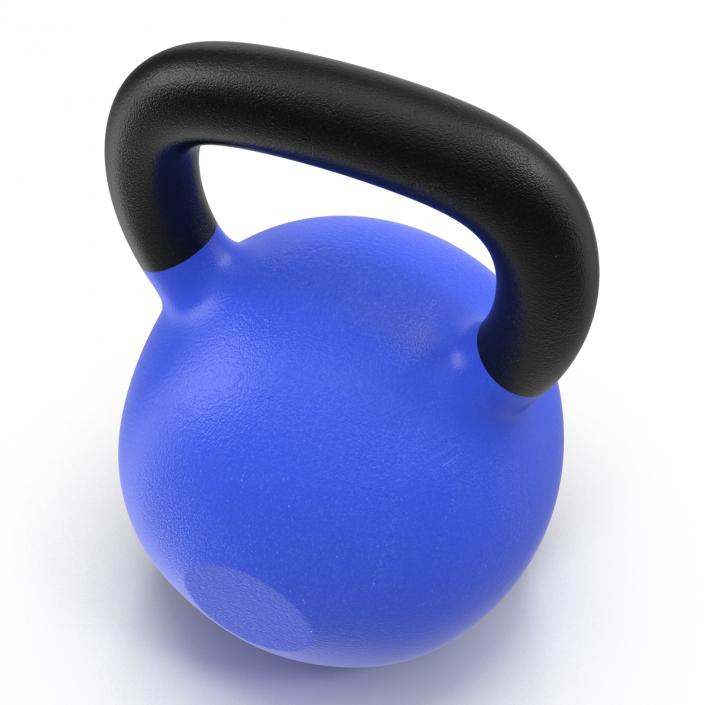 Kettlebell 2 Blue 3D