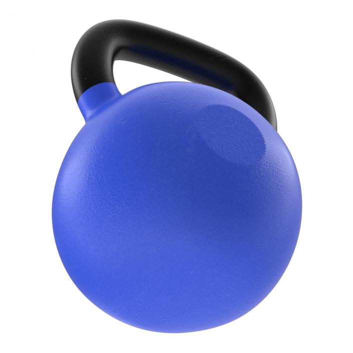 Kettlebell 2 Blue 3D