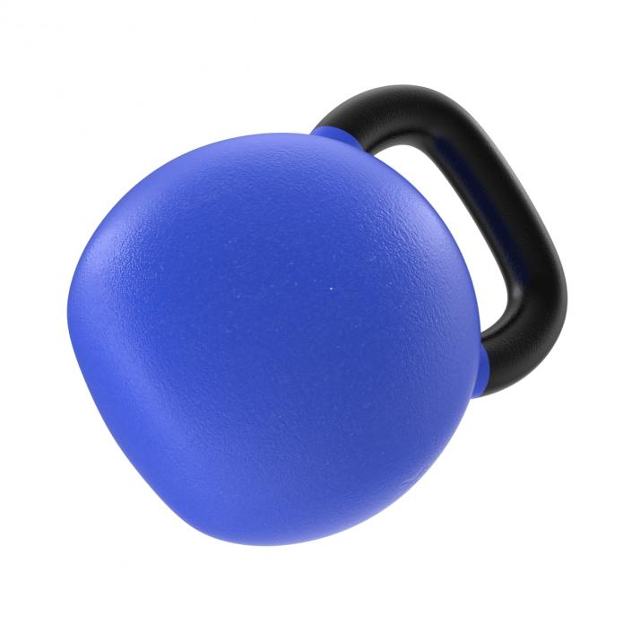 Kettlebell 2 Blue 3D