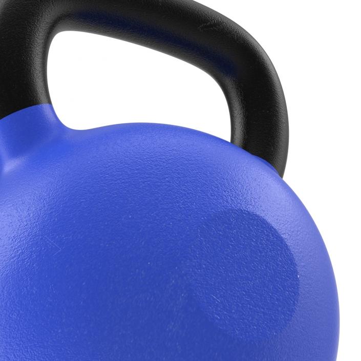 Kettlebell 2 Blue 3D