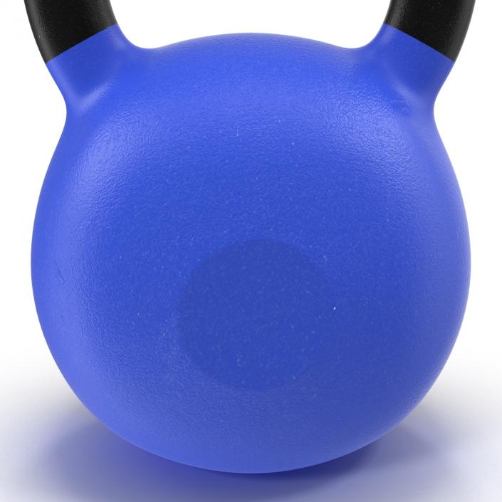 Kettlebell 2 Blue 3D