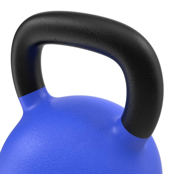 Kettlebell 2 Blue 3D