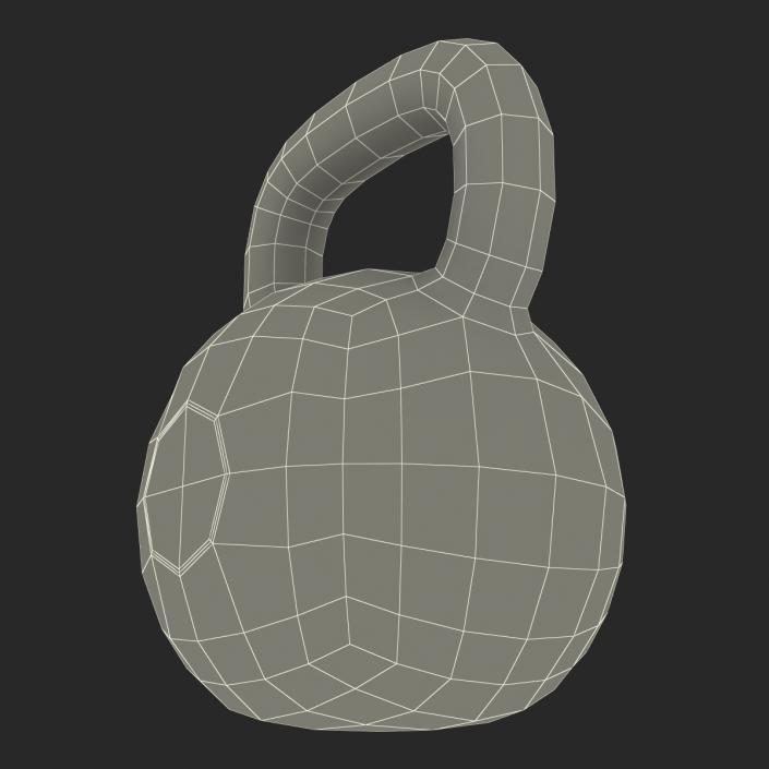 Kettlebell 2 Blue 3D