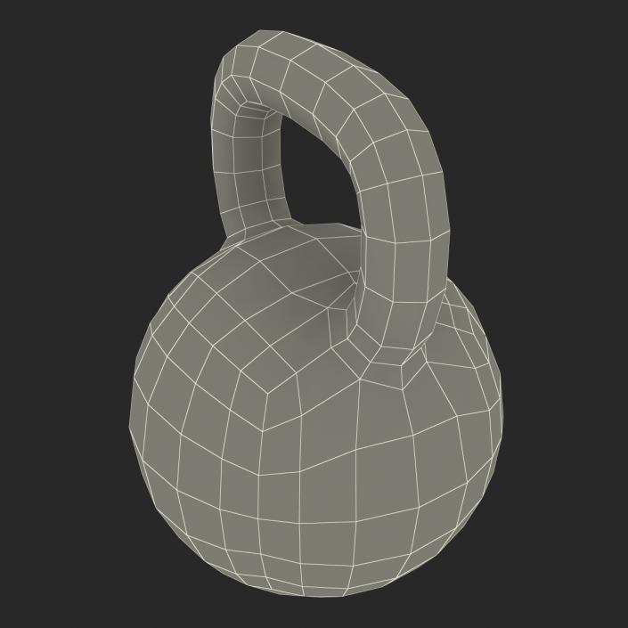 Kettlebell 2 Blue 3D