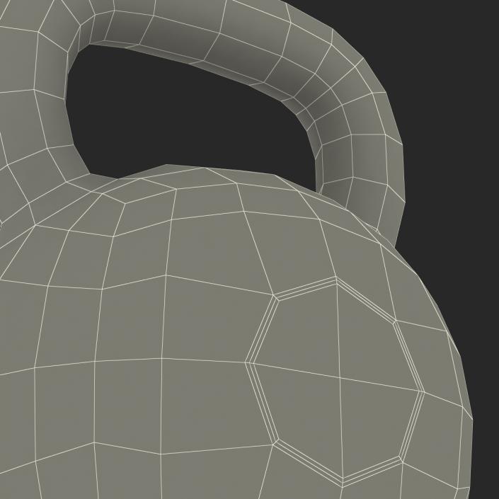 Kettlebell 2 Blue 3D