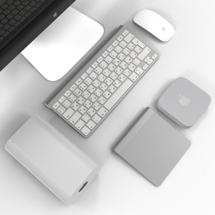 Apple Computer Accessories 3D Models Collection 2 3D model