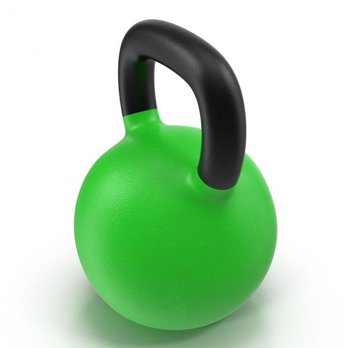 3D Kettlebell 2 Green model