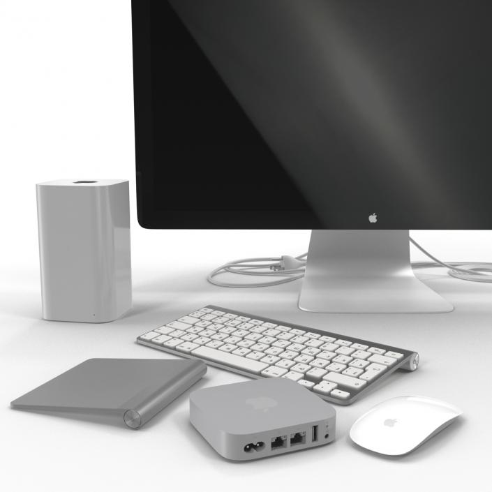 Apple Computer Accessories 3D Models Collection 2 3D model