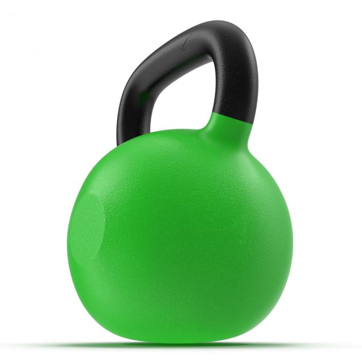 3D Kettlebell 2 Green model