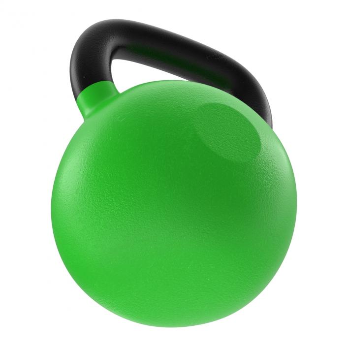 3D Kettlebell 2 Green model