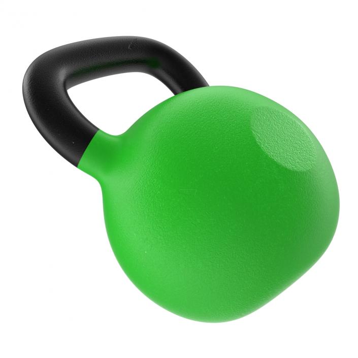 3D Kettlebell 2 Green model