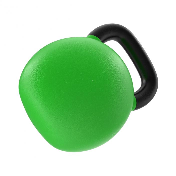 3D Kettlebell 2 Green model