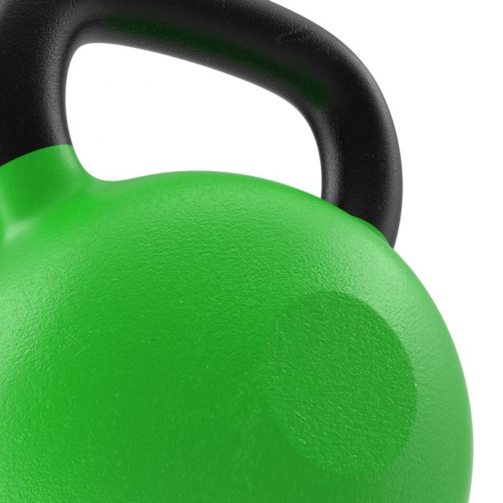 3D Kettlebell 2 Green model