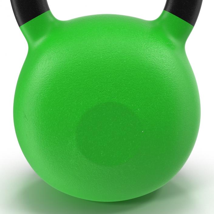 3D Kettlebell 2 Green model