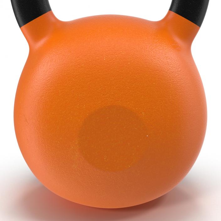 Kettlebell 2 Orange 3D model