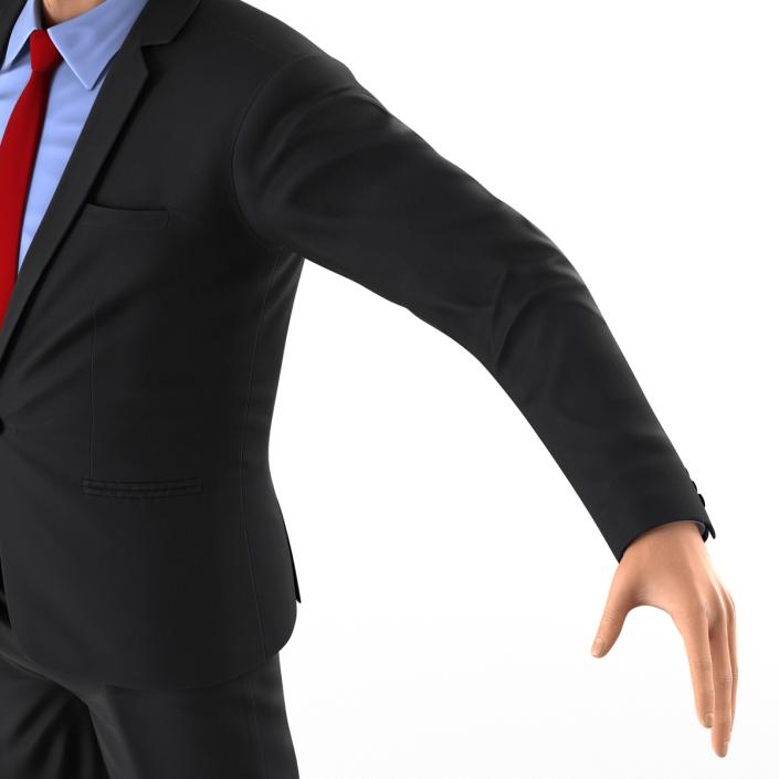 Asian Businessman Rigged 3D model